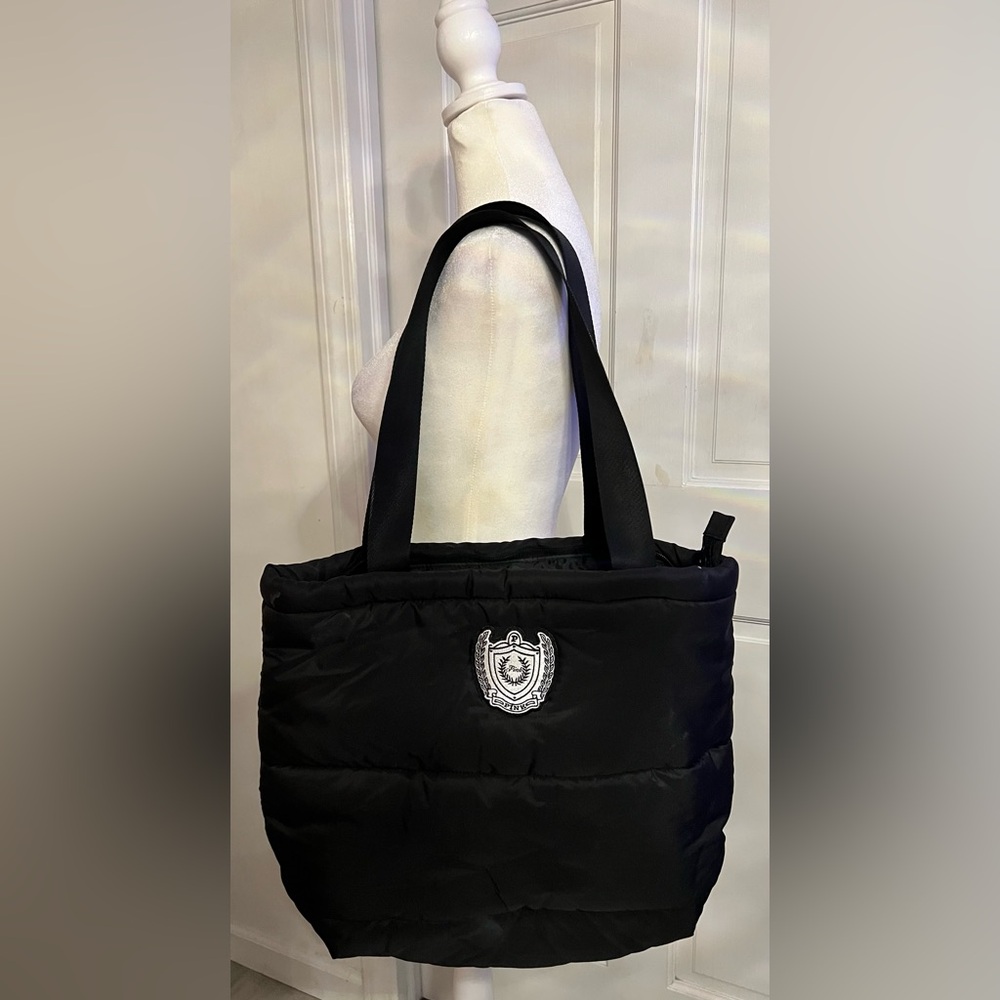 VS PINK tote black bag